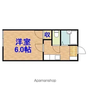 新君塚ハイツ【201号室】の間取り