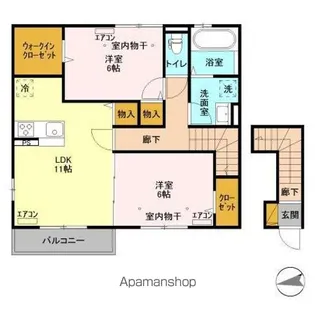 ARK FOREST【2階】の間取り