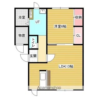 サテンドール63【2階】の間取り