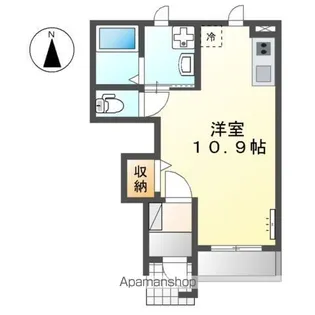 セイリング ONE【1階】の間取り