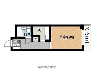 マンションティアラ【3階】の間取り