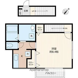 スプリングガーデン【2階】の間取り