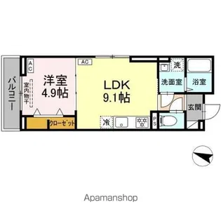 ウィズ【3階】の間取り