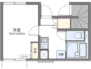 レオネクスト稲穂【1階】の間取り
