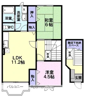 チェリーブラッサムⅢ【2階】の間取り