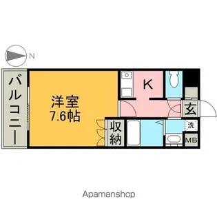 リエス東別院【8階】の間取り