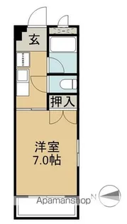 アンビシャス青山【3A号室】の間取り