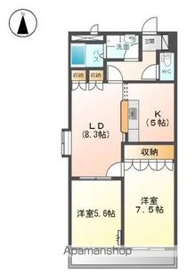 エル・アールの森【2階】の間取り