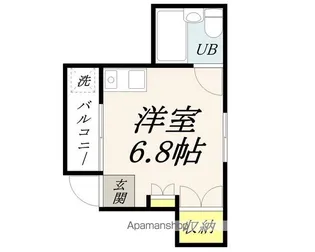 パークウェー学南【1階】の間取り