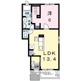 プラシードSKⅢ【1階】の間取り