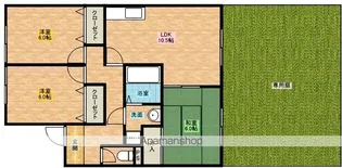 アンジェラスA棟【103号室】の間取り
