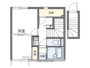 レオネクスト名東本通 WEST【202号室】の間取り