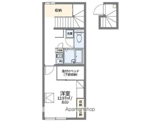 レオパレスサクランボヒルズ【209号室】の間取り