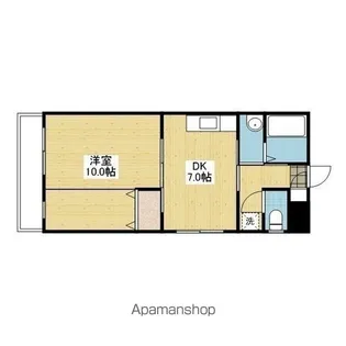 エバーリーブズカワモト【301.号室】の間取り