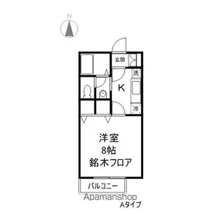 パラーシオ近藤 A【1階】の間取り
