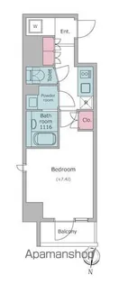 ドゥーエ日暮里【8階】の間取り