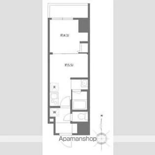 ハーモニーレジデンスグローバルキャピタル【4階】の間取り