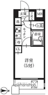 ラ・レジダンス・ド・千駄木【2階】の間取り