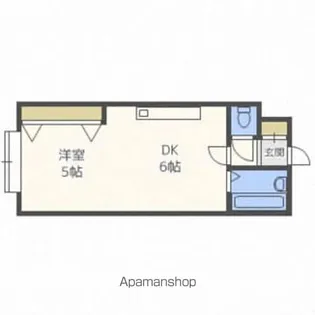 南麻生II【302号室】の間取り