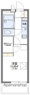 レオパレスアビタシオン焼山沖田【310号室】の間取り