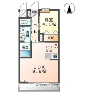 ヴェール・コリーヌ【1階】の間取り