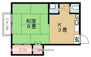 井出ハイツⅡ【2階】の間取り