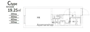 CITY WALK馬込【503号室】の間取り