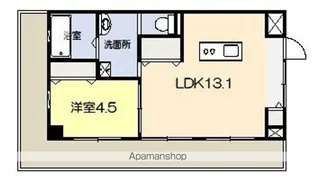 VIORA【202号室】の間取り