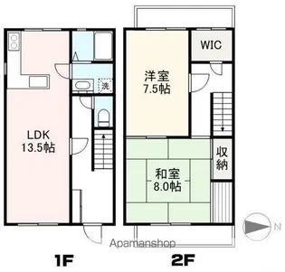 武下ビル【東号室】の間取り