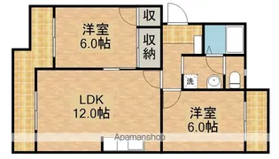 マンションフレンドシティ【3階】の間取り