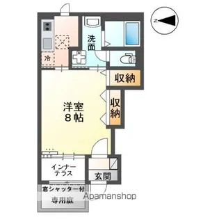 サウザンド クレーン【1階】の間取り