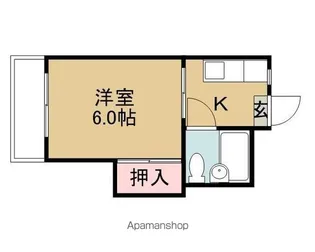 岬ハイム【3階】の間取り