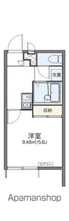 レオパレス南逆井【1階】の間取り
