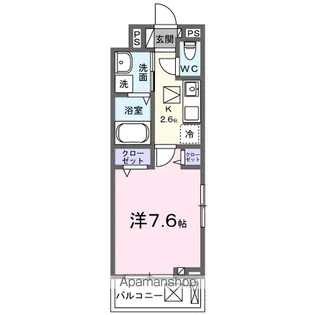 フルール ベール【1階】の間取り