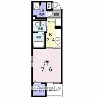 フェイバーJ.O−Ⅳ【1階】の間取り