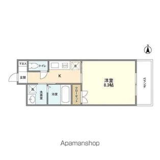 エルメディオ千種【806号室】の間取り