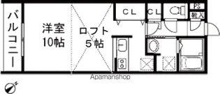 VITA SANWA B棟【203号室】の間取り
