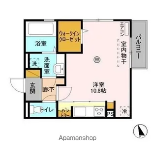 メゾンたくみ【2階】の間取り