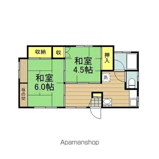 2Kの間取り画像