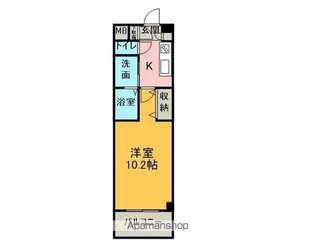 サンヒルズ石塚【102号室】の間取り