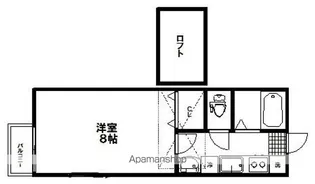 スターブル八幡【101号室】の間取り