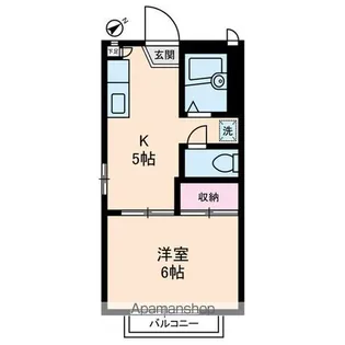 東京都新宿区中落合3丁目【アパート】の間取り
