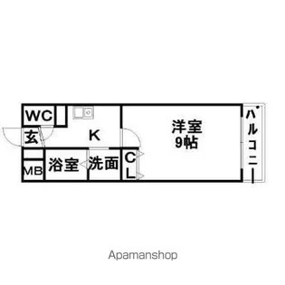 ルノン中百舌鳥【110号室号室】の間取り