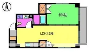 シャトレー大手町【201号室】の間取り