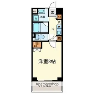 1Kの間取り画像