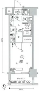 スカイコート蒲田ガーデン【707号室号室】の間取り