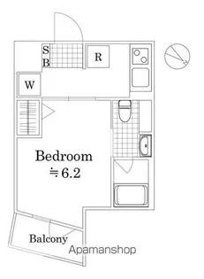 ラフィスタ元町Ⅱ【3階】の間取り
