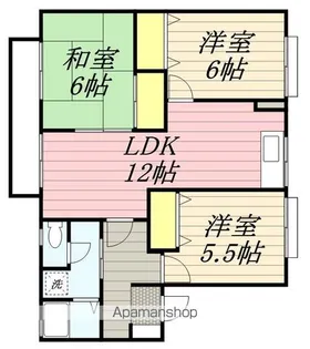 セジュールグラン【105号室】の間取り