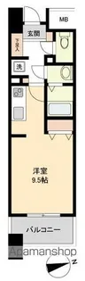 パークフラッツ五橋【10階】の間取り