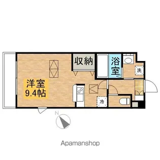 ルネス・グリシーヌ【104号室】の間取り